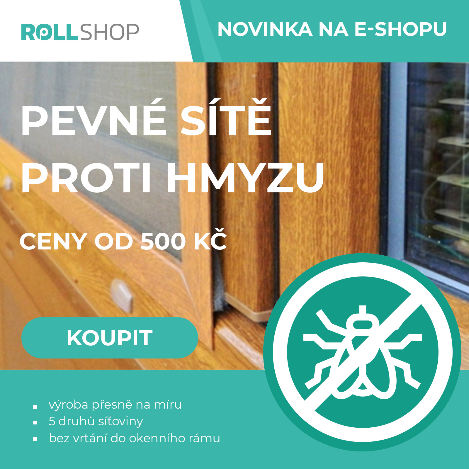 Pevné okenní sítě